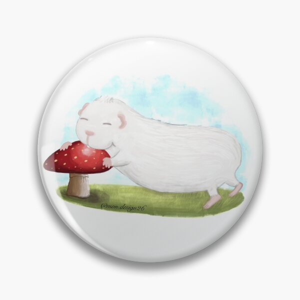 Item preview, Guinea pig and mushroom designed and sold by mondesign26.