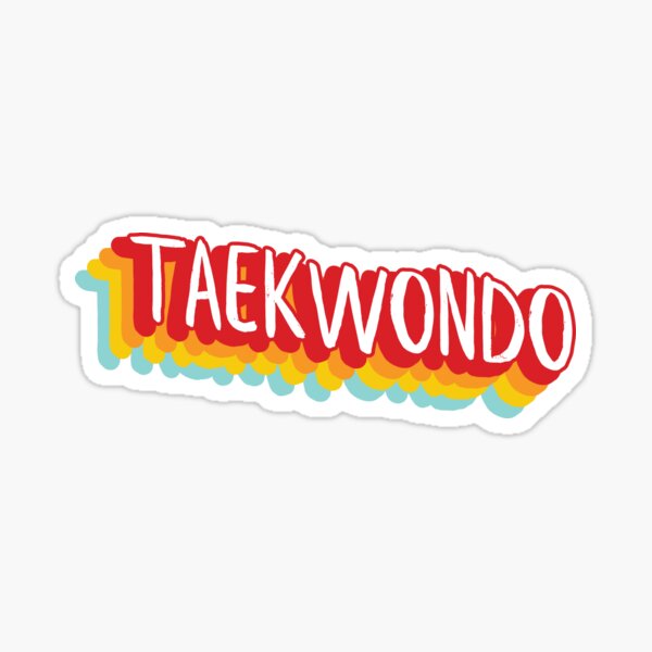 Taekwondo Sticker
