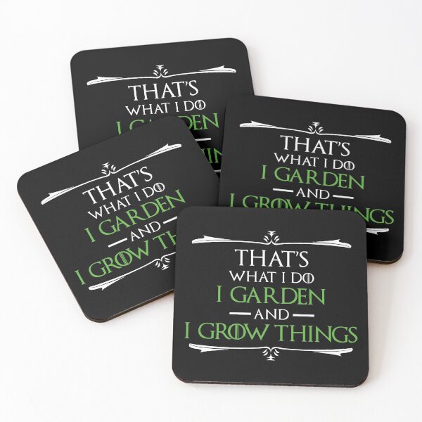 Item preview, That's What I Do, I Garden And I Grow Things designed and sold by Cat Lady Designs.