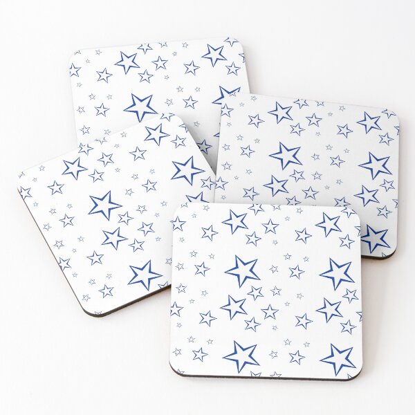 Item preview, Southern Connecticut State University Groovy Blue/White Mini Stars designed and sold by krh327.