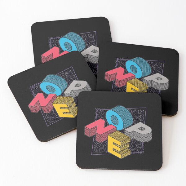 Item preview, NOPE- Colourful Isometric Letters designed and sold by joabaj.