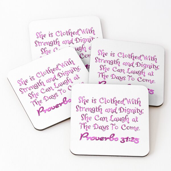 Item preview, Proverbs 31:25 | Bible Verse | Christian designed and sold by christiangoods.