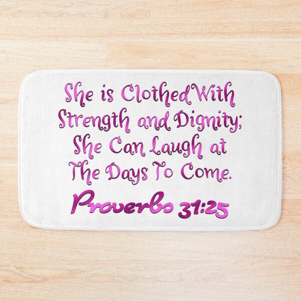 Item preview, Proverbs 31:25 | Bible Verse | Christian designed and sold by christiangoods.