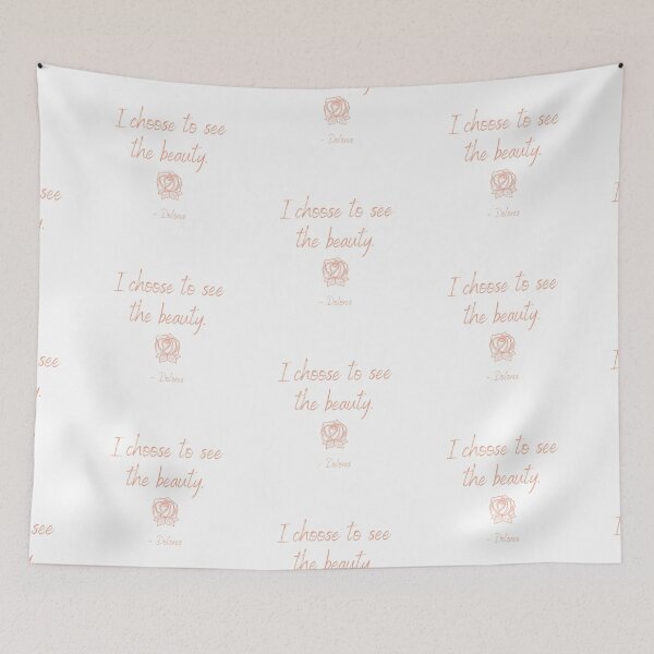 Item preview, I choose to see the beauty. - Dolores | Pink designed and sold by EnlightParis.