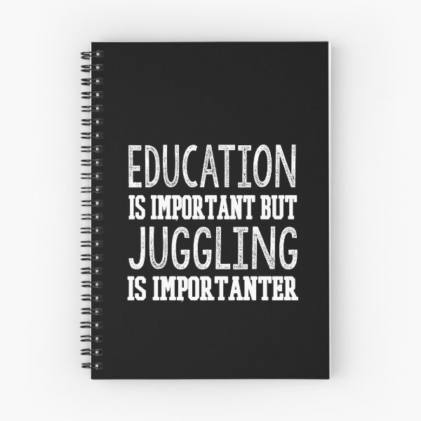 Item preview, Education Is Important but Juggling Is Importanter: Funny School And Teaching Gift Idea. designed and sold by cutitoutsir.