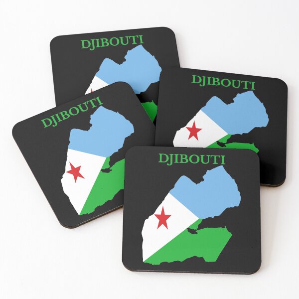 Item preview, Djibouti Map Flag designed and sold by marosharaf.