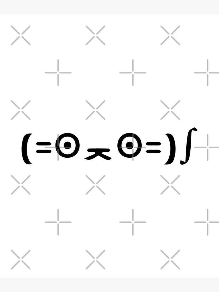 "Kaomoji Kawaii Cat Japanese Emoji" Poster for Sale by MasterKlaw