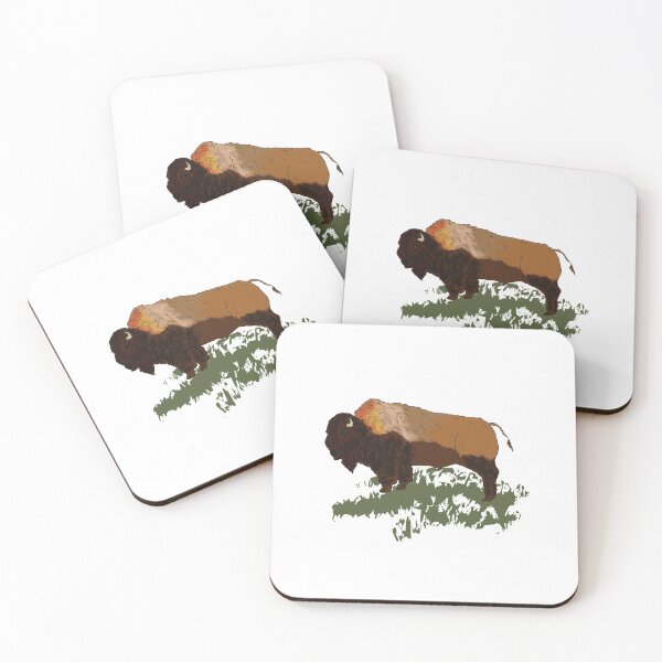 Item preview, Buffalo Art, Bison Illustration designed and sold by DeLislesRT.