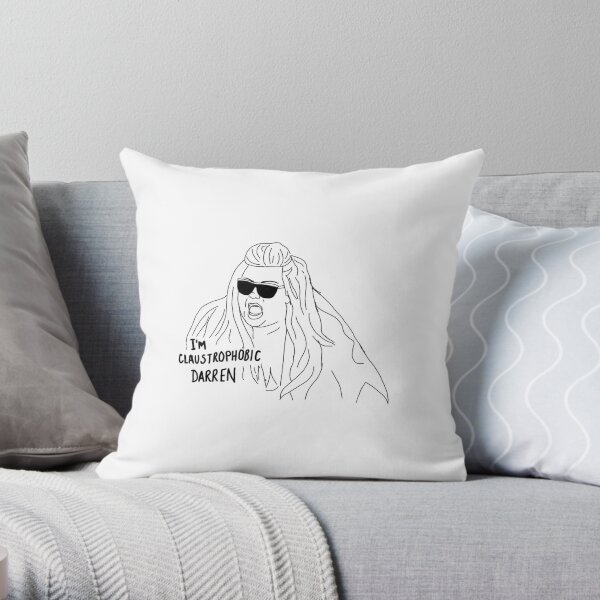 I’m Claustrophobic Darren - Gemma Collins Throw Pillow