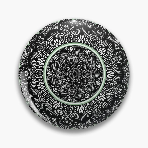 Item preview, Black & Green Mandala designed and sold by Carina Kay.