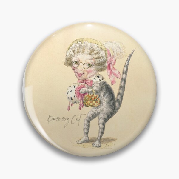 Item preview, PussyCat: Grandmother kitty with a bonnet, by Charles Briton designed and sold by ebrawne.