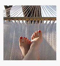 Relaxing moment on the beach Photographic Print