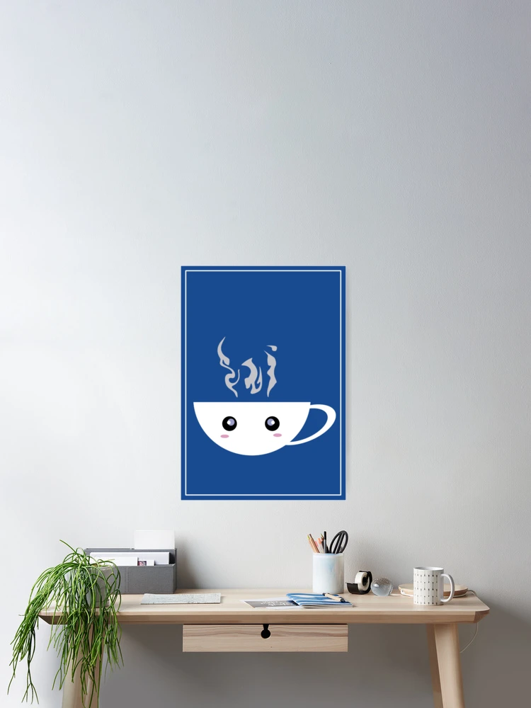 Aperçu 2 sur 3. Poster avec l'œuvre Coffee Time créée et vendue par Rjcham.