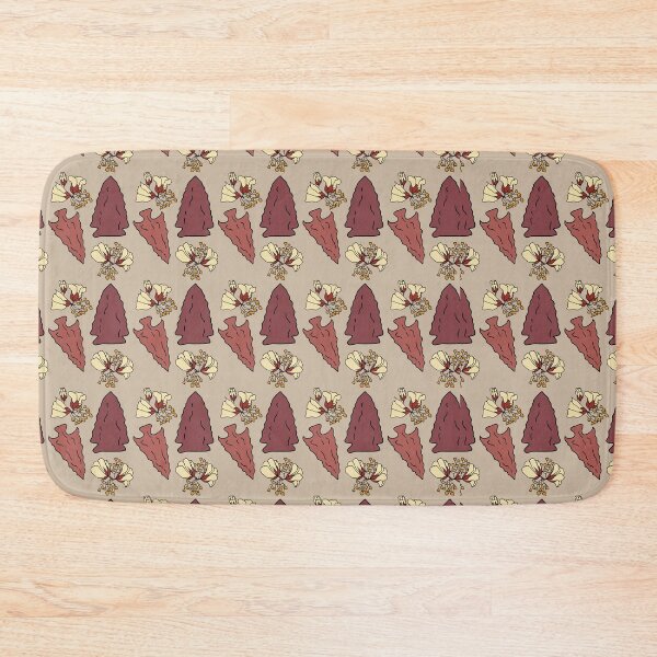 Item preview, Purple Arrowheads and Wild Flowers Pattern Design designed and sold by DeLislesRT.