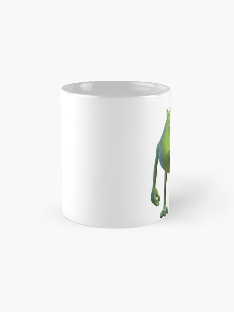 Alternate view of Mike Wazowski Sulivan Face Meme Mug