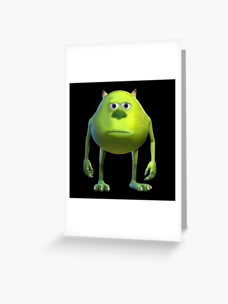 Monsters Inc Meme Greeting Cards for Sale