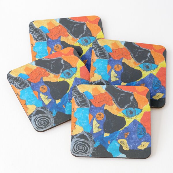 Item preview, Abstract Face Collage designed and sold by sagethebees.
