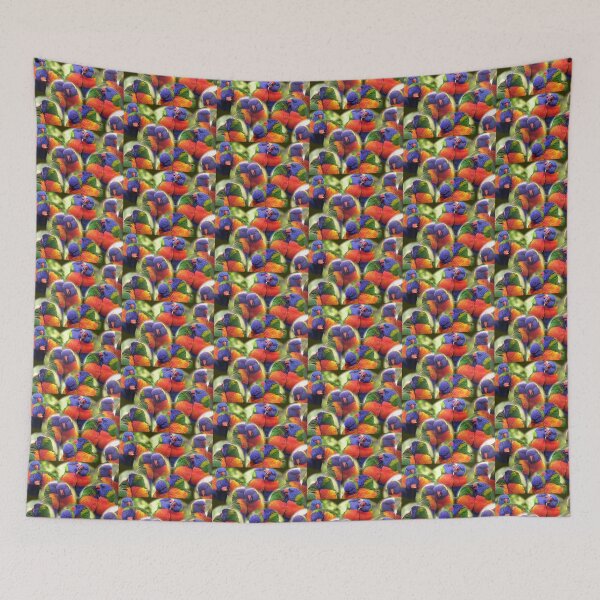 Item preview, Rainbow Lorikeet Photo Collage designed and sold by NinLAheN.