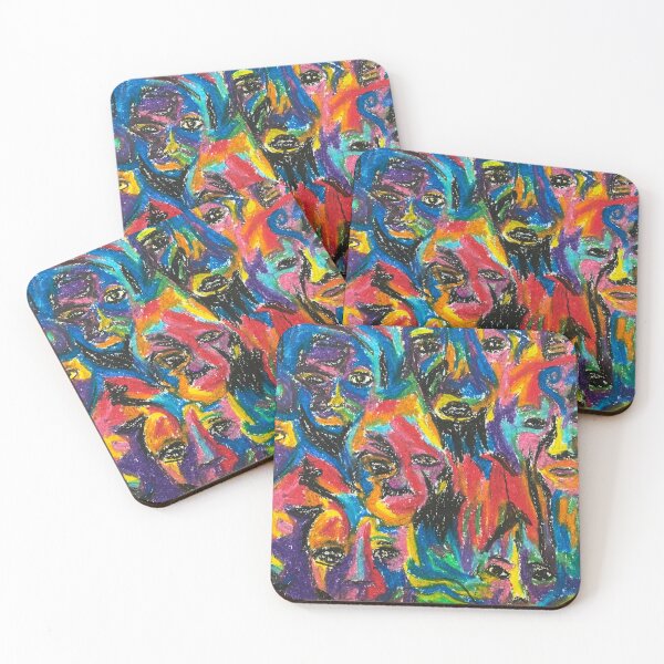 Item preview, Abstract Faces designed and sold by sagethebees.
