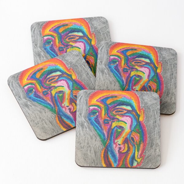Item preview, Abstract Melting Faces designed and sold by sagethebees.