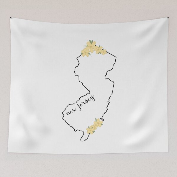 Item preview, New Jersey Yellow Floral  designed and sold by jamiemaher15.