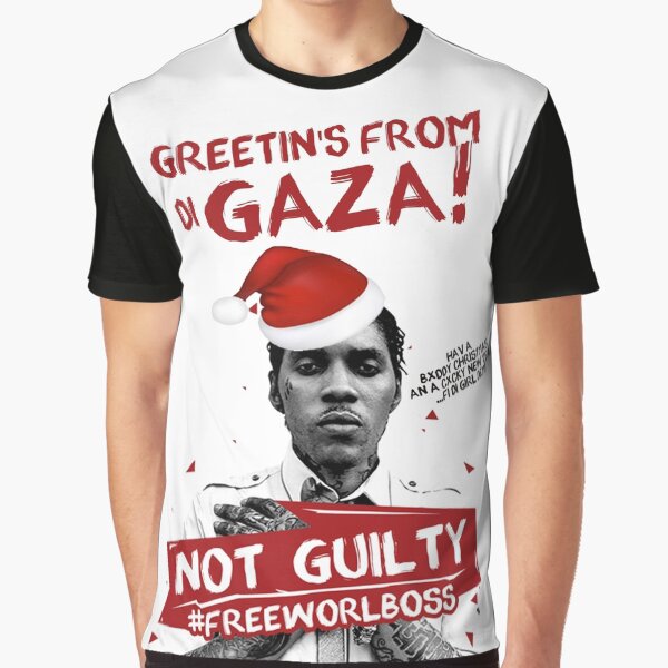 GAZA XMAS TEE- #FREEWORLBOSS Graphic T-Shirt