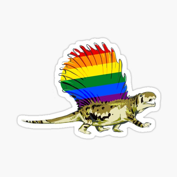 Pride-metrodon Sticker