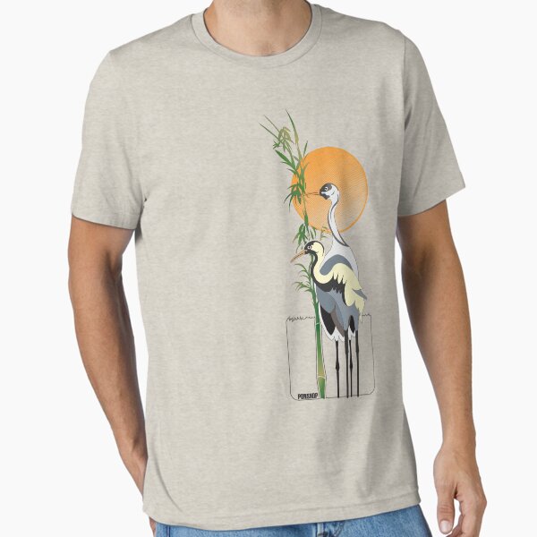 Item preview, Cranes Tee designed and sold by PONSHOP.