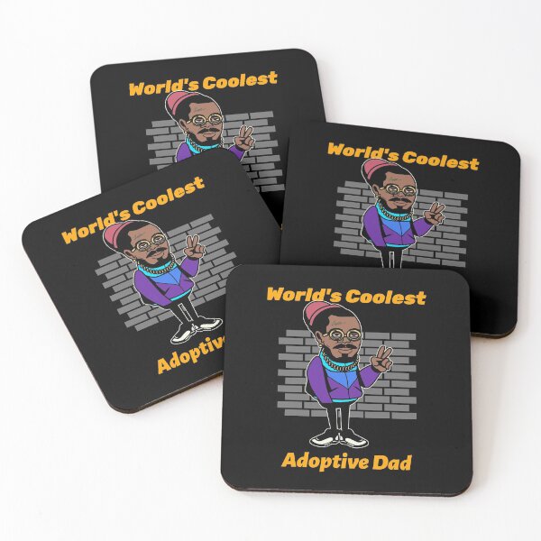 Item preview, World's Coolest Adoptive Dad. Father's Day. Birthday. Gift designed and sold by shirtdan.