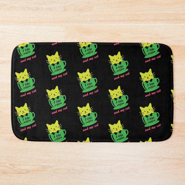 Item preview, I like coffee and my cat designed and sold by coffeeapparel.