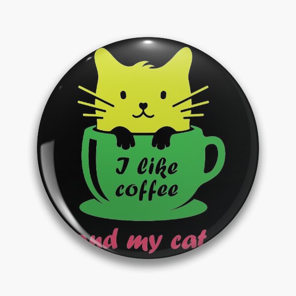 Item preview, I like coffee and my cat designed and sold by coffeeapparel.