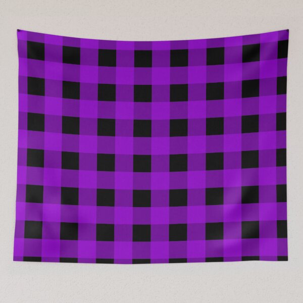 Item preview, Royal Purple and Black Buffalo Plaid designed and sold by Darcy777.