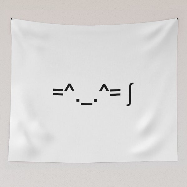 Item preview, Kaomoji Kawaii Cat Japanese Emoji designed and sold by MasterKlaw.