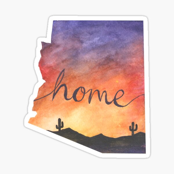 Artikel-Vorschau von Arizona Home Sonnenuntergang, designt und verkauft von CeceArt.