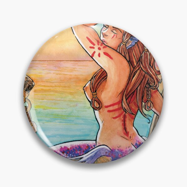 Item preview, Sirena del Atardecer designed and sold by Sarya Art.