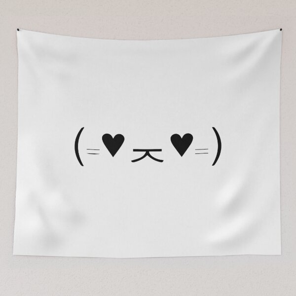 Item preview, Adorable Cat Kaomoji Kawaii Japanese Emoji designed and sold by MasterKlaw.