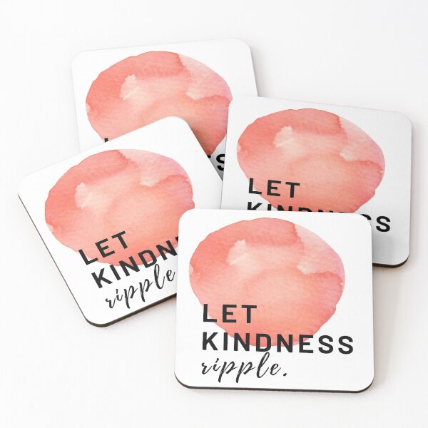 Item preview, Let Kindness Ripple Orange Peach Watercolor Motivational Inspirational Quote designed and sold by ArianaDagan.