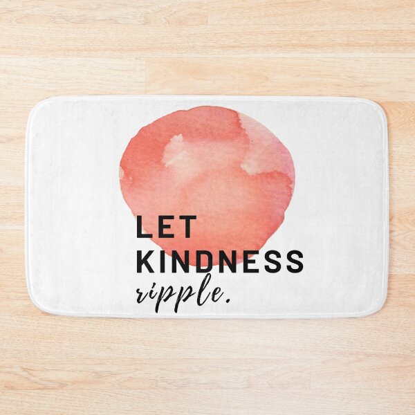 Item preview, Let Kindness Ripple Orange Peach Watercolor Motivational Inspirational Quote designed and sold by ArianaDagan.