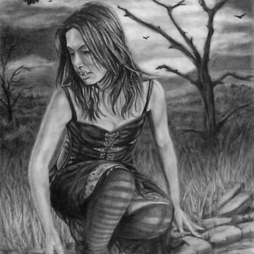 Artwork thumbnail, Nocturnal: Original drawing by Dean Sidwell by DeanSidwellArt