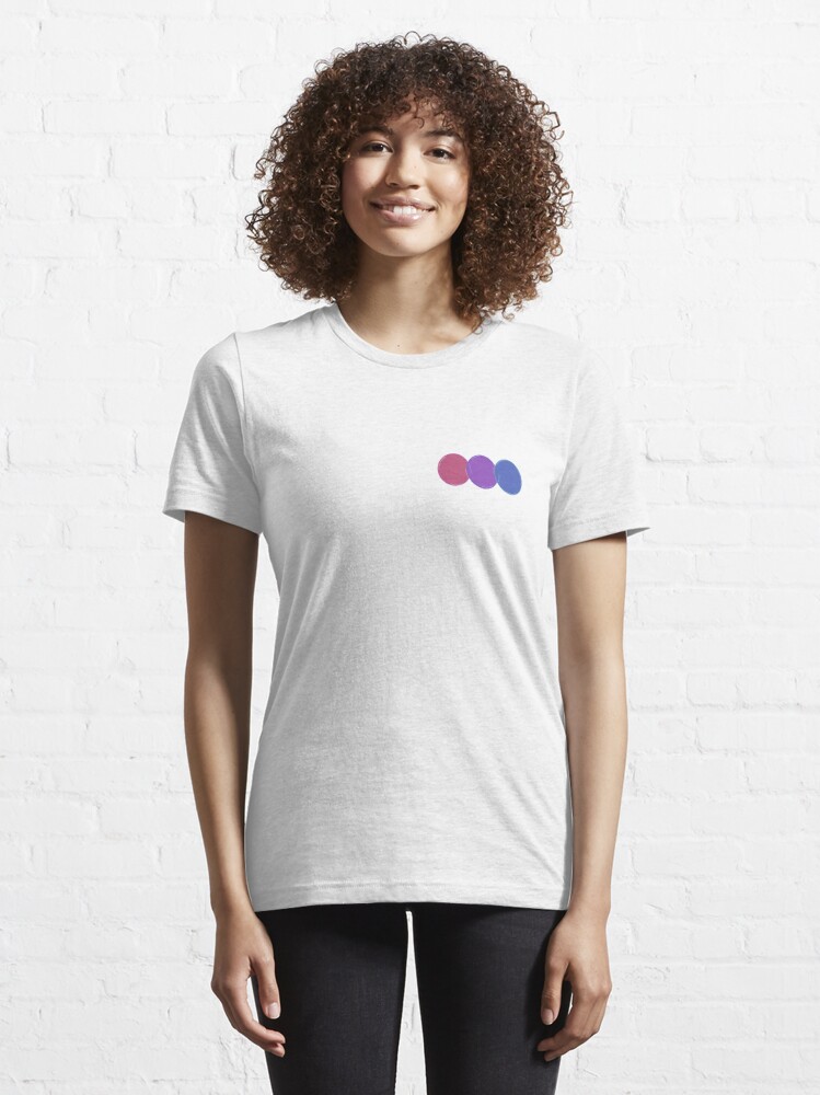 subtle bi pride shirt