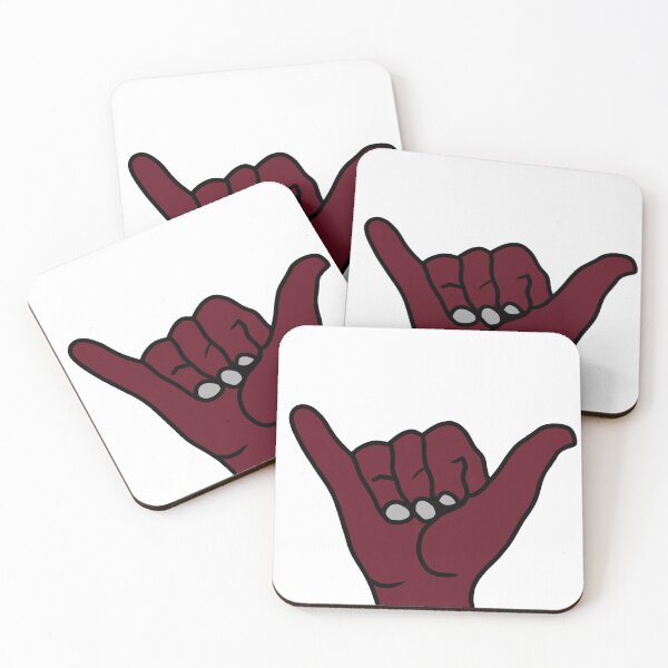 Item preview, maroon hang loose designed and sold by focusonthegood.