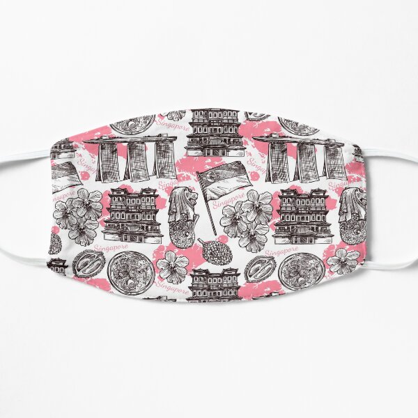 Singapore Souvenir Flat Mask
