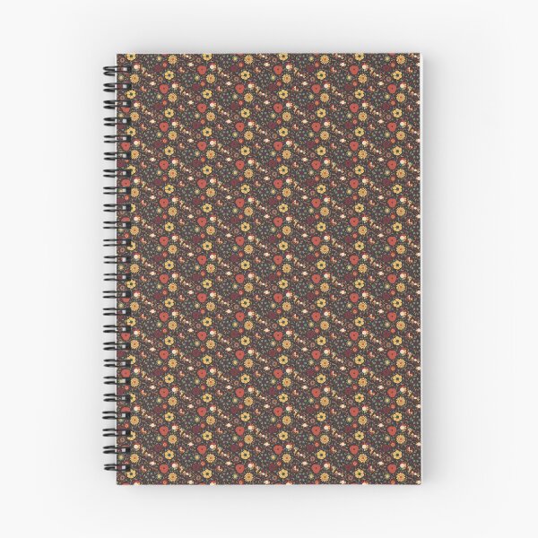 Item preview, Rainbow Flowers Brown designed and sold by Margaret Odell.