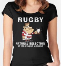 Funny Rugby Women's Fitted Scoop T-Shirt