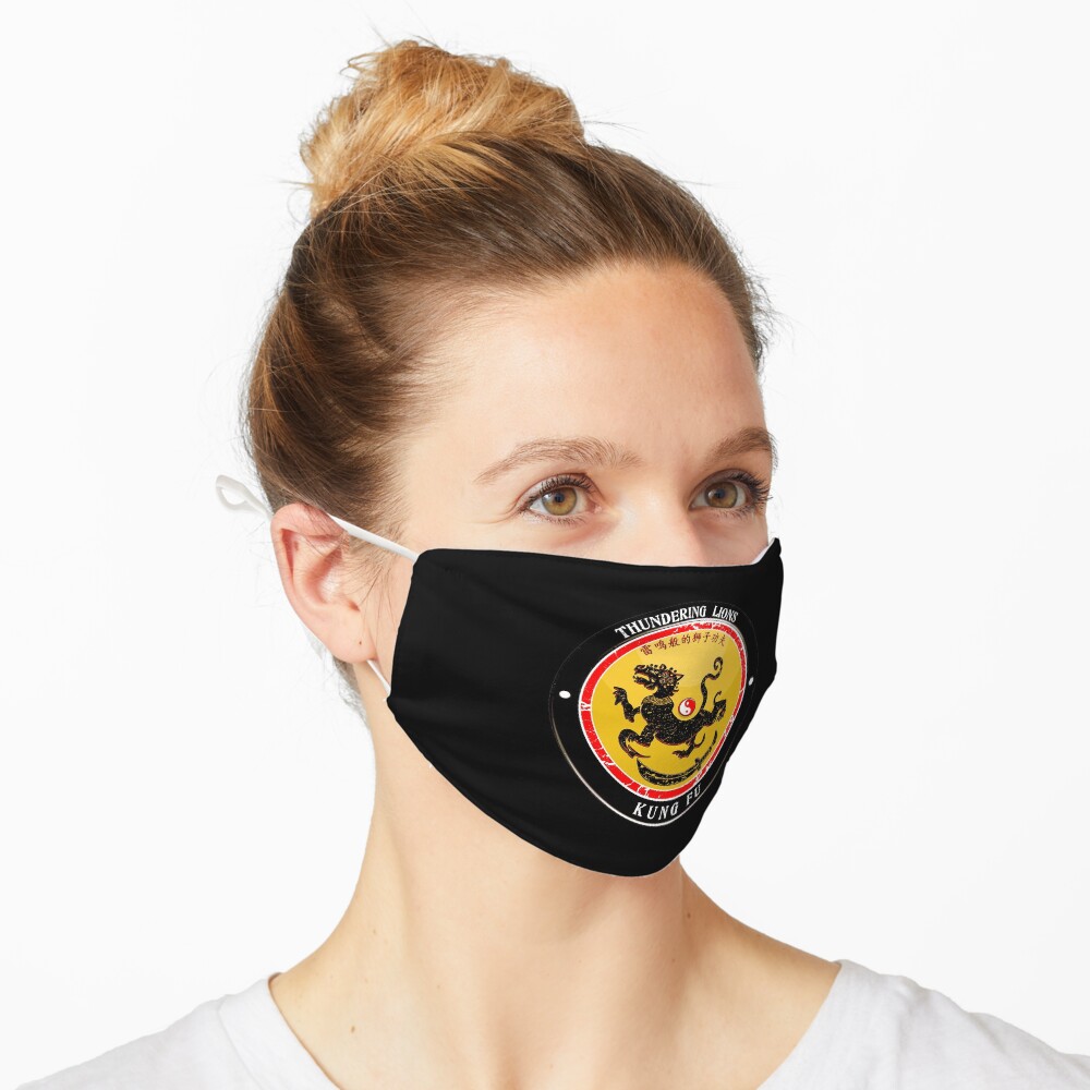 Thundering Lions Kung Fu School Shirt Mask