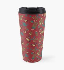 Dala horse pattern Travel Mug