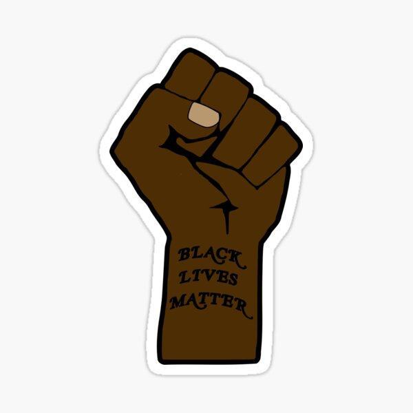 Black Lives Matter Tattooed Fist 