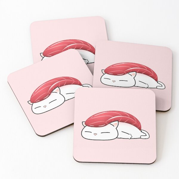 Item preview, Chubby Cats Maguro Sushi Cat designed and sold by Takeda-art.