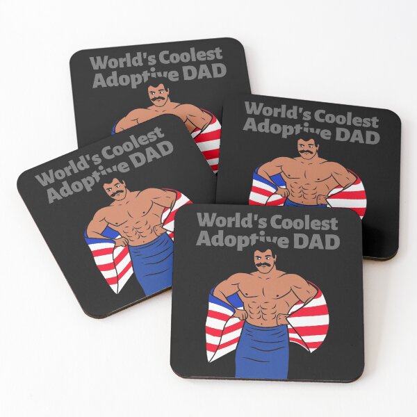 Item preview, World's Coolest Adoptive Dad. Father's Day. Birthday. Gift designed and sold by shirtdan.