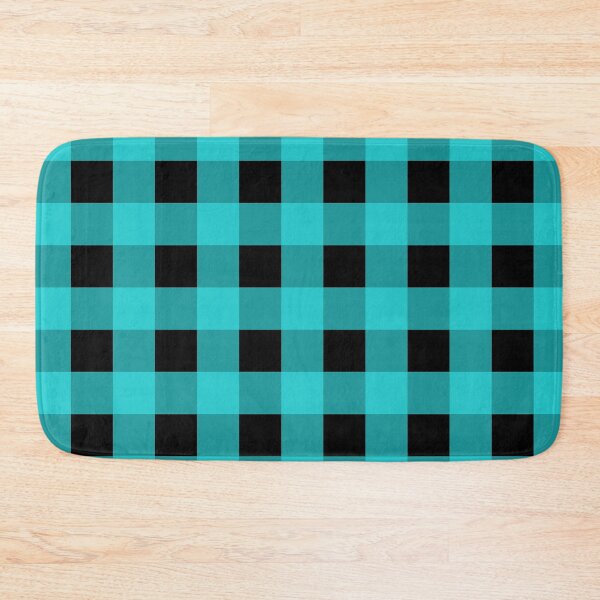 Item preview, Teal and Black Buffalo Plaid designed and sold by Darcy777.